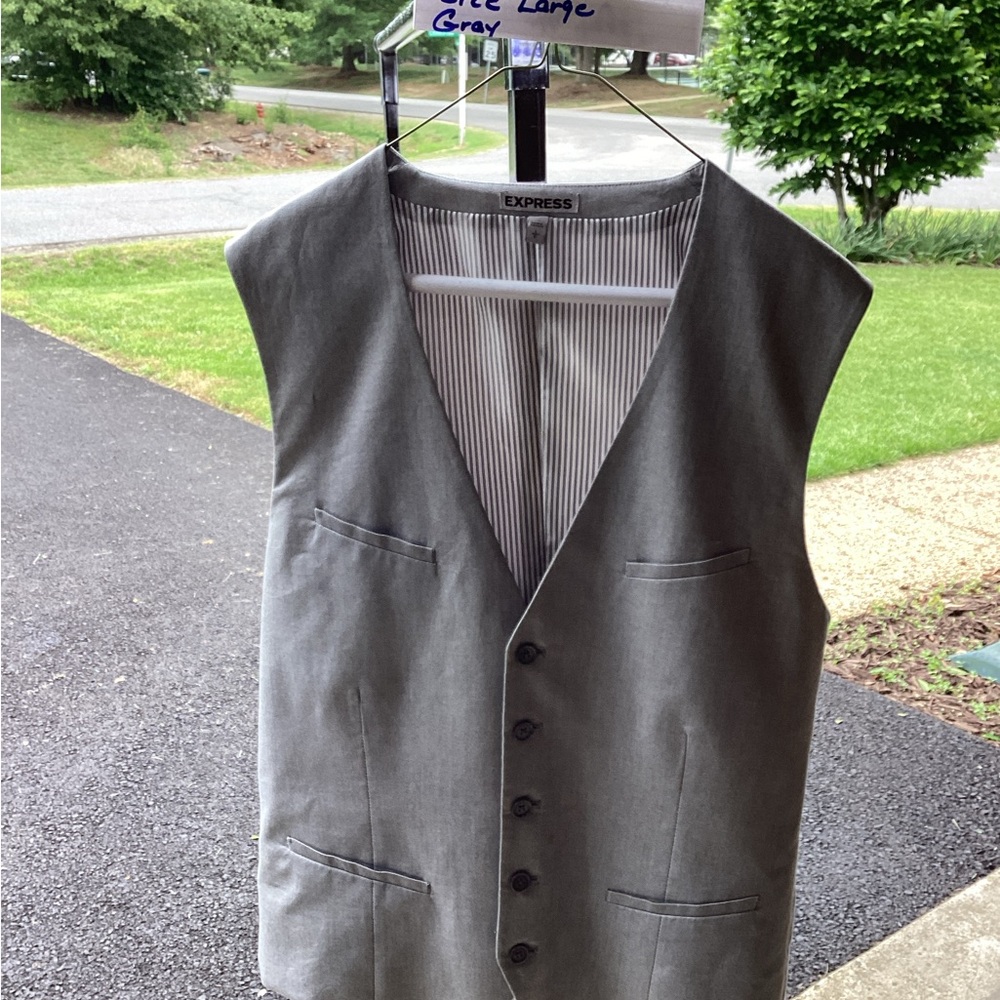 Express Gray Vest